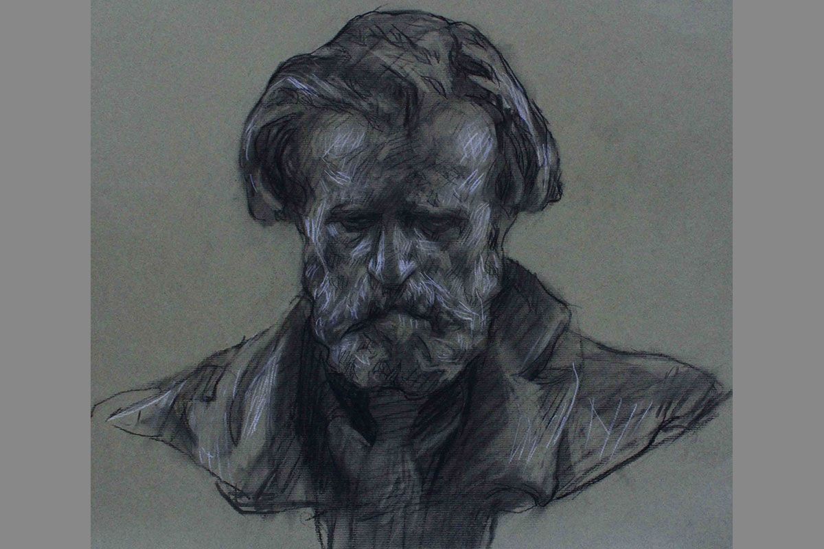Desenho-em-carvao-a-partir-da-obra-Giuseppe-Verdi-de-Vincenzo-Gemito