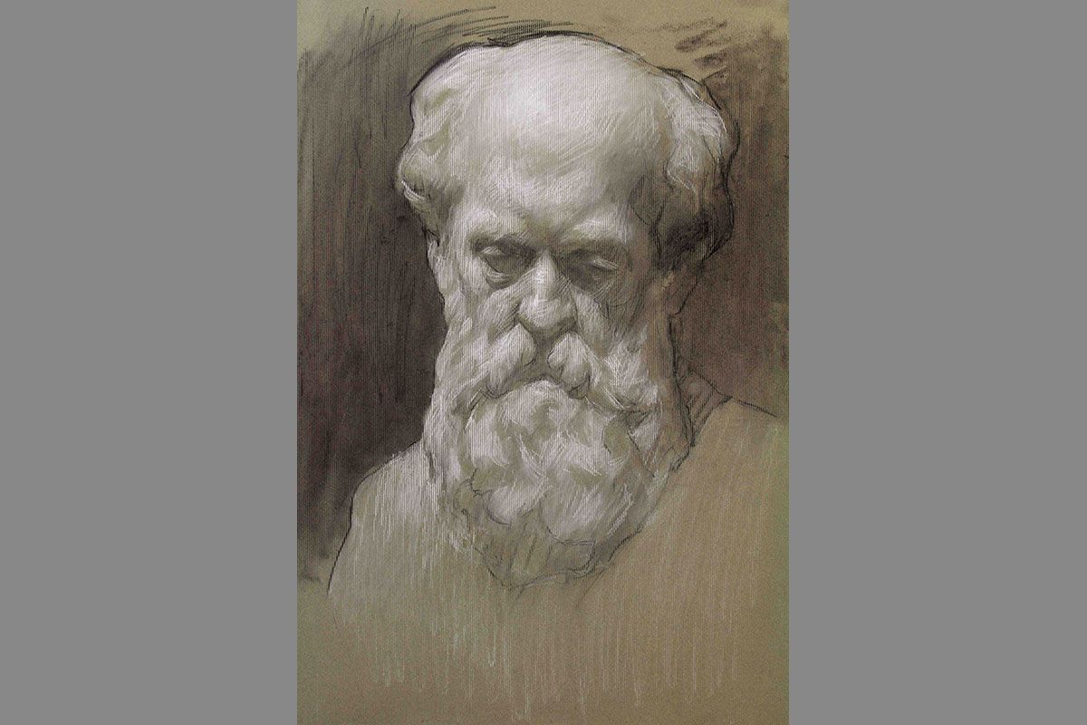 Desenho-em-carvao-e-lapis-pastel-branco-a-partir-da-obra-John-Burroghs