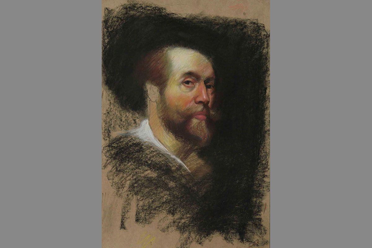 Estudo-a-partir-da-obra-Autorretrato-de-P-P-Rubens-pastel