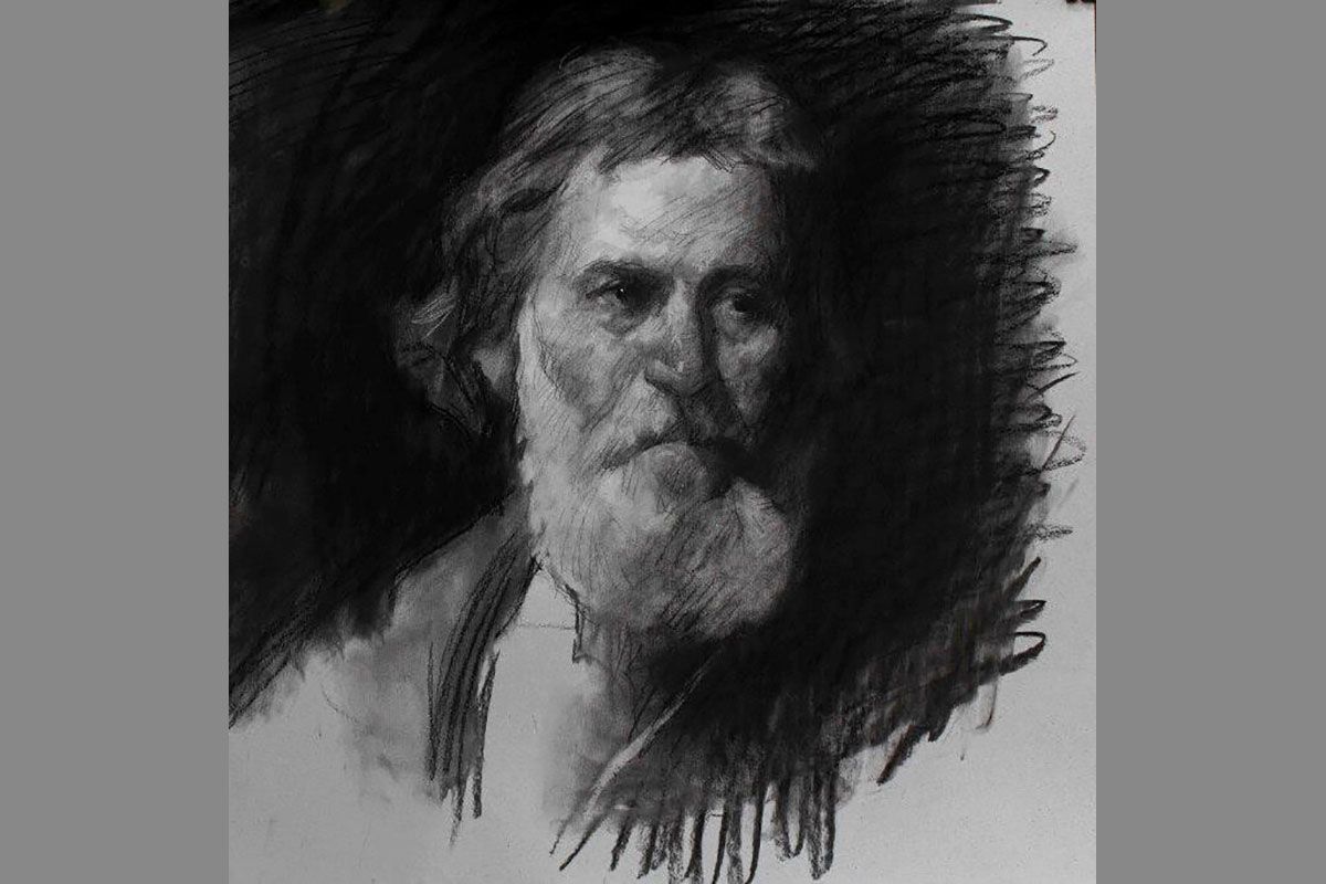 Estudo-a-partir-da-obra-Sao-Mateus-de-Jose-de-Ribera-carvao