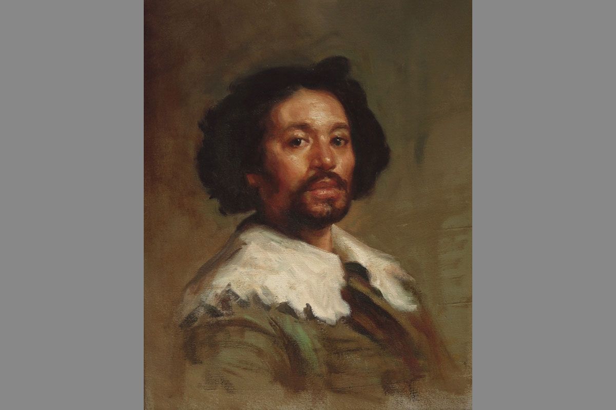 Estudo-da-obra-Juan-de-Pareja-de-Diego-Velazquez,-oleo